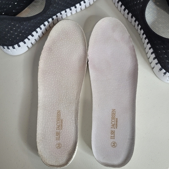 Ilse Jacobsen Hornbaek Womens Black Tulip 139 Flat Slip-On - Size 36 (5.5/6) - Picture 11 of 15